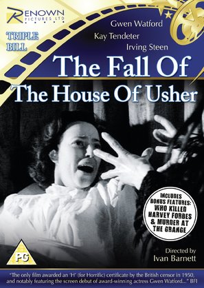 The Fall of the House of Usher - British DVD movie cover (thumbnail)