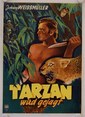 Tarzan and the Huntress - German Movie Poster (thumbnail)