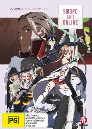 &quot;Sword Art Online&quot; - Australian DVD movie cover (thumbnail)