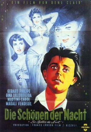 Les belles de nuit - German Movie Poster (thumbnail)