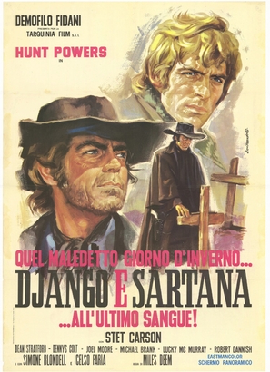 Quel maledetto giorno d&#039;inverno... Django e Sartana all&#039;ultimo sangue - Italian Movie Poster (thumbnail)