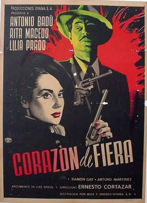Coraz&oacute;n de fiera - Mexican Movie Poster (thumbnail)