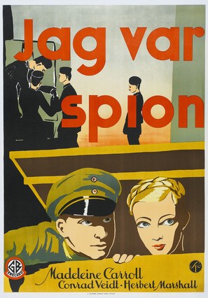 I Was a Spy - Swedish Movie Poster (thumbnail)