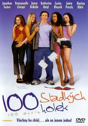 100 Girls - Czech DVD movie cover (thumbnail)
