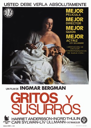 Viskningar och rop - Spanish Movie Poster (thumbnail)