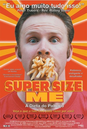 Super Size Me - Brazilian Movie Poster (thumbnail)