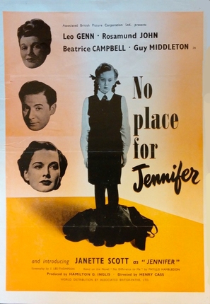 No Place for Jennifer - British Movie Poster (thumbnail)