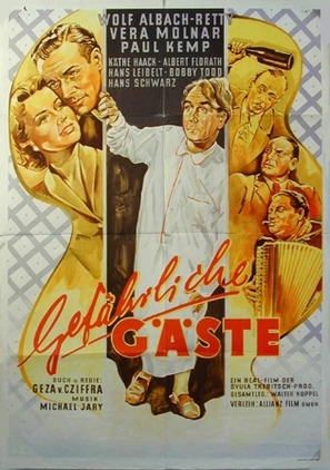 Gef&auml;hrliche G&auml;ste - German Movie Poster (thumbnail)