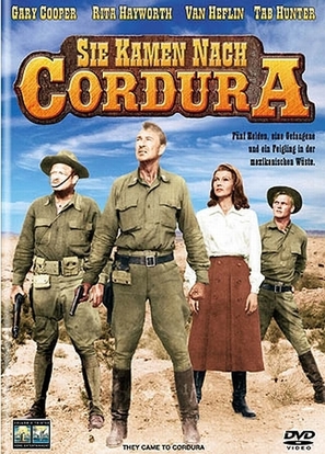 They Came to Cordura - German DVD movie cover (thumbnail)