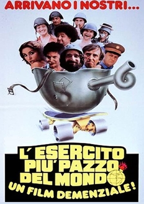 L&#039;esercito pi&ugrave; pazzo del mondo - Italian Movie Poster (thumbnail)