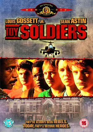 Toy Soldiers - British DVD movie cover (thumbnail)