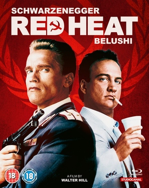 Red Heat - British Blu-Ray movie cover (thumbnail)