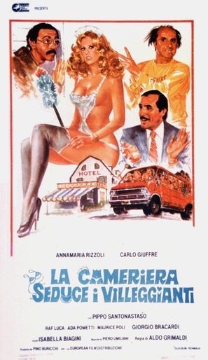 La cameriera seduce i villeggianti - Italian Movie Poster (thumbnail)
