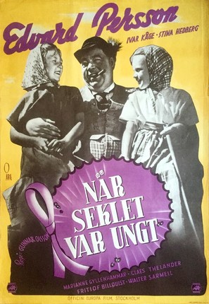 N&auml;r seklet var ungt - Swedish Movie Poster (thumbnail)