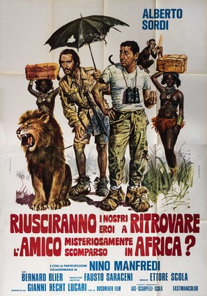 Riusciranno i nostri eroi a ritrovare l&#039;amico misteriosamente scomparso in Africa? - Italian Movie Poster (thumbnail)