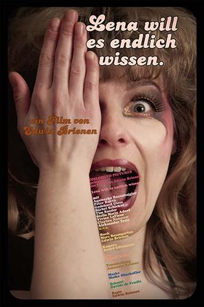 Lena will es endlich wissen - German Movie Poster (thumbnail)