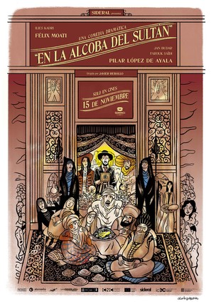 En la alcoba del sult&aacute;n - Spanish Movie Poster (thumbnail)