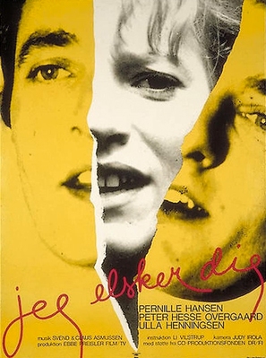 Jeg elsker dig - Danish Movie Poster (thumbnail)