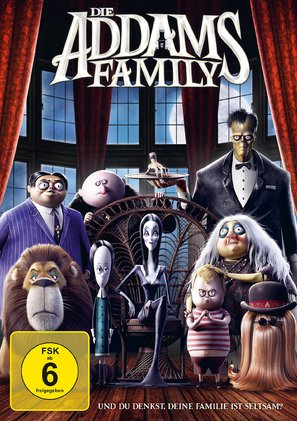 The Addams Family - German DVD movie cover (thumbnail)