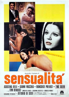 Quando l&#039;amore &egrave; sensualit&agrave; - Italian Movie Poster (thumbnail)