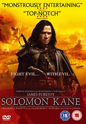 Solomon Kane - British DVD movie cover (thumbnail)