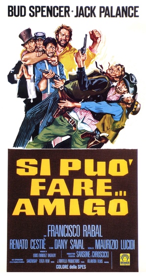 Si pu&ograve; fare... amigo - Italian Movie Poster (thumbnail)