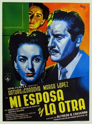 Mi esposa y la otra - Mexican Movie Poster (thumbnail)