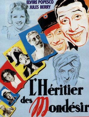 H&egrave;ritier des Mond&egrave;sir, L&#039; - French Movie Poster (thumbnail)