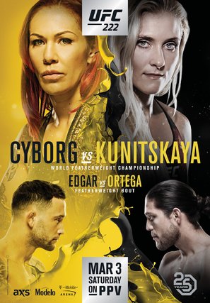 UFC 222: Cyborg vs. Kunitskaya - Movie Poster (thumbnail)