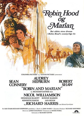 Robin and Marian - Danish Movie Poster (thumbnail)