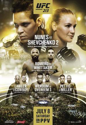 UFC 213: Romero vs. Whittaker - Movie Poster (thumbnail)