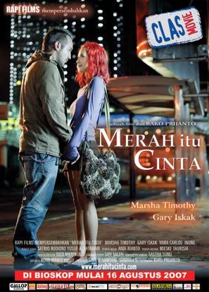 Merah itu cinta - Indonesian Movie Poster (thumbnail)
