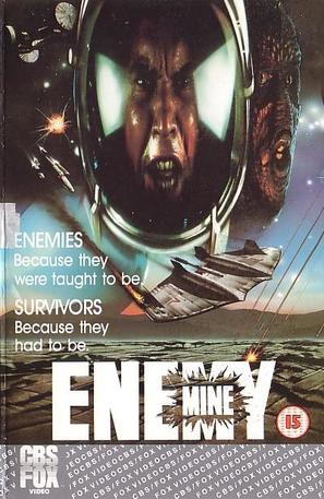 Enemy Mine - British VHS movie cover (thumbnail)