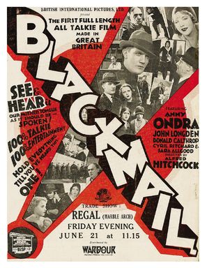 Blackmail - British poster (thumbnail)