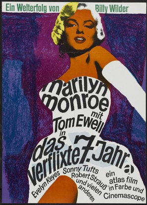 The Seven Year Itch - German Movie Poster (thumbnail)