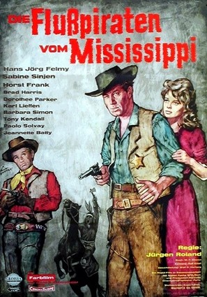 Die Flu&szlig;piraten vom Mississippi - German Movie Poster (thumbnail)
