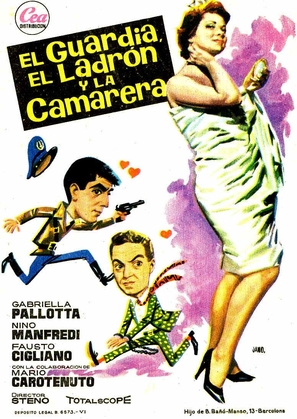 Guardia, ladro e cameriera - Spanish Movie Poster (thumbnail)