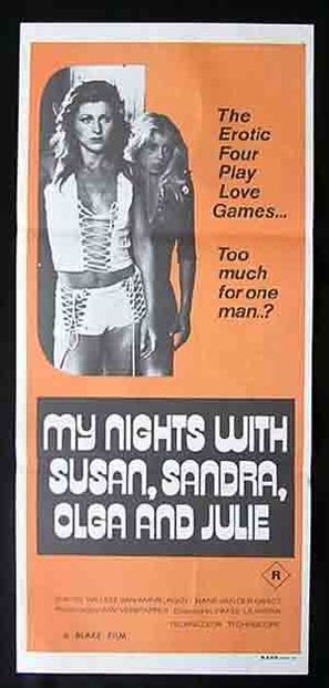 Mijn Nachten met Susan, Olga, Albert, Julie, Piet &amp; Sandra - Australian Movie Poster (thumbnail)
