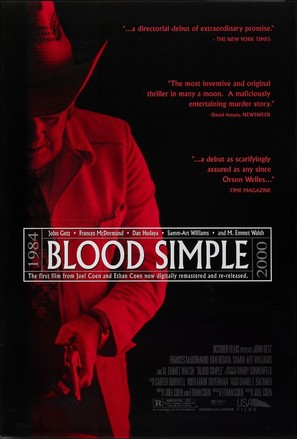 Blood Simple - Re-release movie poster (thumbnail)