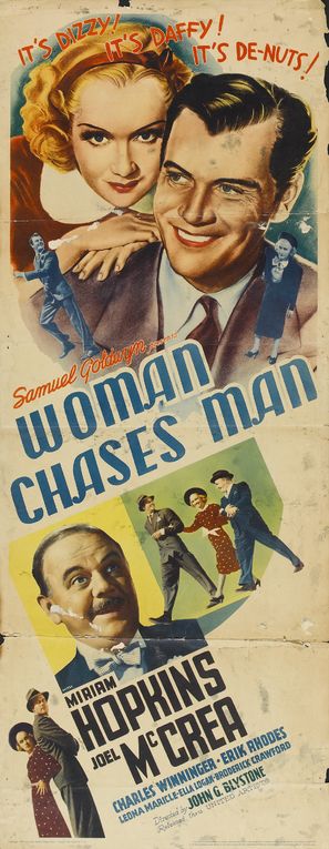 Woman Chases Man - Movie Poster (thumbnail)