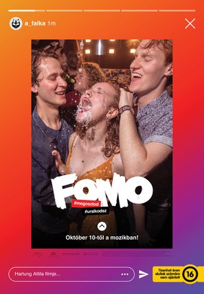 FOMO: Fear of Missing Out - Hungarian Movie Poster (thumbnail)