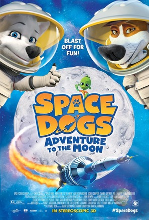 Space Dogs Adventure to the Moon - Movie Poster (thumbnail)