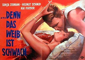 Denn das Weib ist schwach - German Movie Poster (thumbnail)