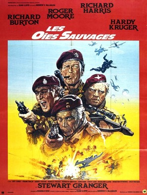 The Wild Geese - French Movie Poster (thumbnail)