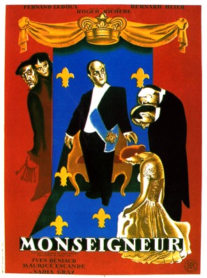 Monseigneur - French Movie Poster (thumbnail)