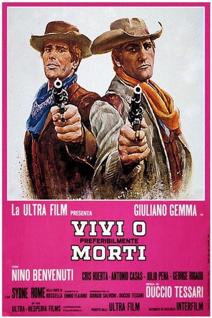 Vivi o, preferibilmente, morti - Italian Movie Poster (thumbnail)