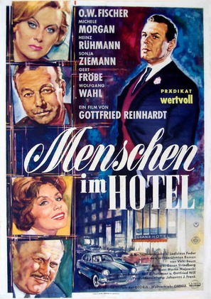 Menschen im Hotel - German Movie Poster (thumbnail)