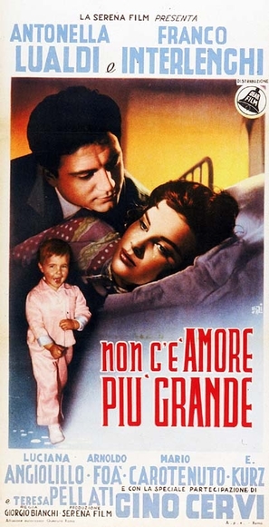 Non c&#039;&egrave; amore pi&ugrave; grande - Italian Movie Poster (thumbnail)