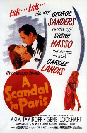 A Scandal in Paris - Movie Poster (thumbnail)