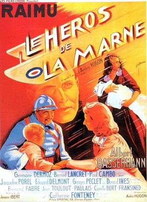 Le h&eacute;ros de la Marne - French Movie Poster (thumbnail)